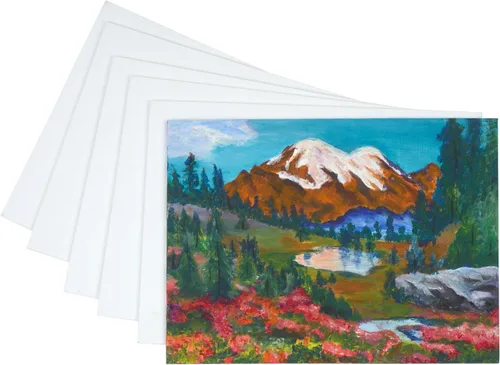 Vista 8 de Colorations 5" X 7" Canvas Panels - Set of 6