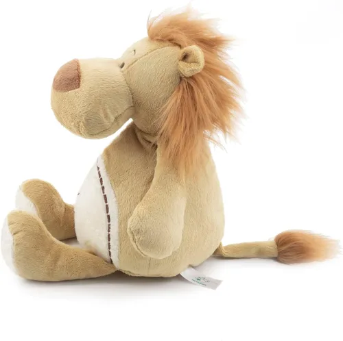 Vista 2 de Animal de peluche de león para microondas, refrescante y calentable para calambres, juguetes de peluche para la hora de acostarse, regalos de león