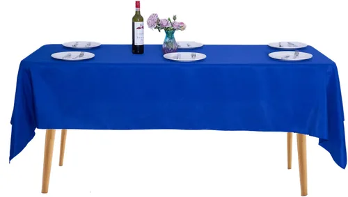 Vista 51 de Ascoza Paquete de 2 manteles cuadrados negros de tela de poliéster de 52 x 52 pulgadas para bodas, banquetes, restaurantes y fiestas