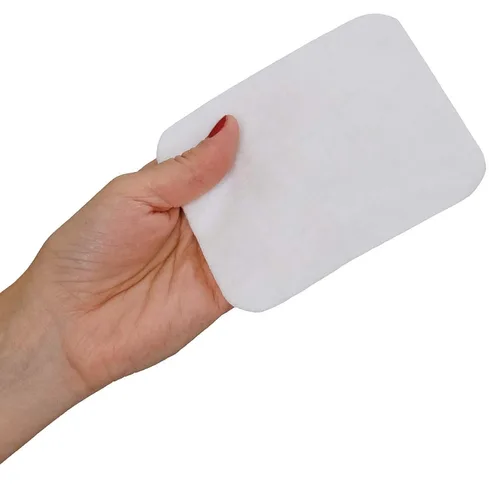 Vista 6 de Baby Organic - Almohadillas secas grandes, 100% algodón, cuadrados para el cuidado del bebé (120 unidades)
