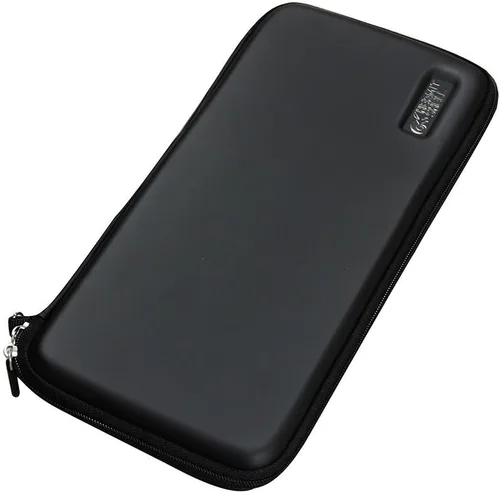 Vista 2 de Hermitshell Estuche rígido de viaje para teclado Bluetooth inalámbrico Apple MC184LL/B (PU, negro)