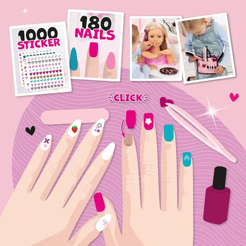 Vista 3 de Bayer Design Charlene Magic Nails Styling Head Doll con busto de 10.5