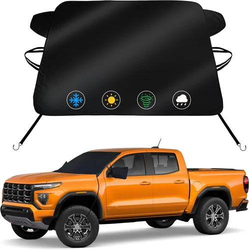 Vista 60 de Cubierta de nieve para parabrisas para Toyota Sequoia 2023-2025 2026/Toyota Tundra 2022-2025 2026 Limited SR5 Platinum TRD Pro Pickup Cubierta