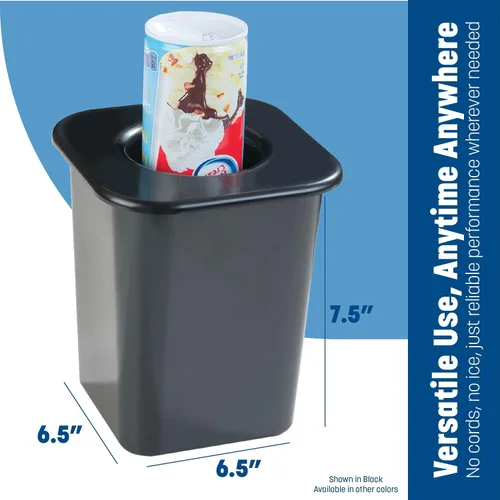 Vista 4 de Carlisle FoodService Products CM110802 Coldmaster - Enfriador de latas de crema batida, 7.75 pulgadas de alto, 6.5 pulgadas de ancho, 6.5 pulgadas
