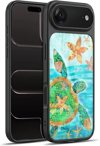 Vista 38 de Head Case Designs Officially Licensed Paul Brent Agate Mermaid Coastal Gel Armor Case [Military Grade Drop Protection] Compatible with Apple iPhone
