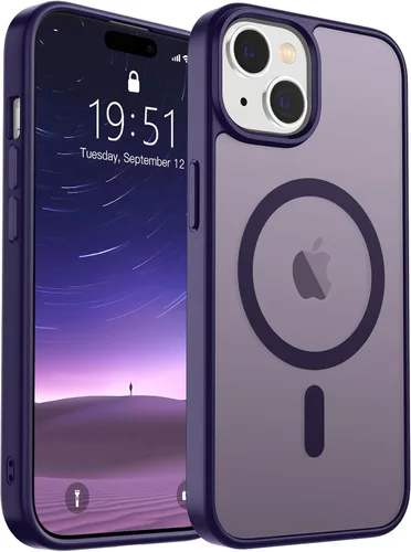 Vista 104 de SUPFINE Funda magnética para iPhone SE 2022 (3ª)/2020 (2ª), iPhone 8 (compatible con MagSafe) (protección contra caídas de grado militar), funda