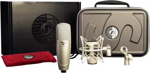 Vista 3 de Shure KSM44A/SL - Micrófono de estudio con condensador de doble diafragma (tamaño grande)