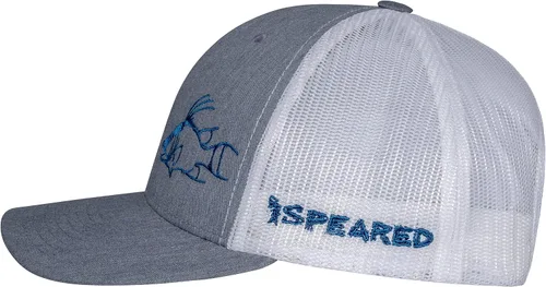 Vista 2 de Hogfish Trucker Hat: Adjustable Snapback Pesca Submarina Pesca