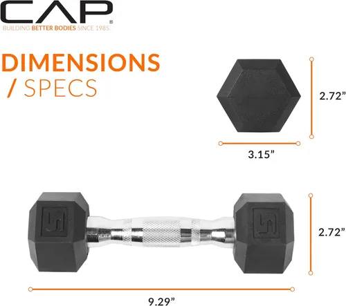 Vista 41 de CAP Barbell - Mancuerna recubierta Varias opciones de pares y conjuntos