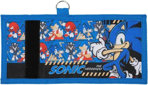 Vista 3 de Sonic The Hedgehog - Juego de billetera, cordón y llavero juvenil, Multi colorido