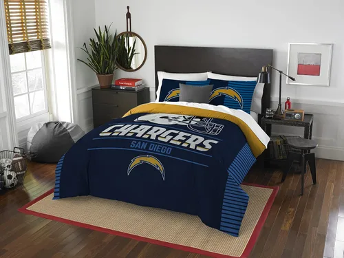 Vista 17 de Northwest NFL Unisex-Adult Comforter and Sham Set Safety