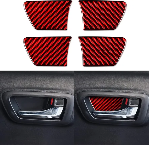 Vista 8 de NVCNX Real Premium Fibra de carbono compatible con Toyota Tacoma 2016-2017 Accesorios Car Dash Bed Interruptor de luz Panel Panel Cubierta
