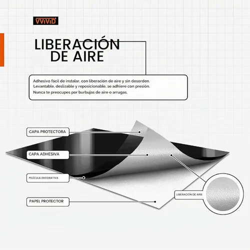 Vista 5 de VViViD Rollo de Cinta de Vinilo Adhesiva con Liberación de Aire Naranja Brillante para Rayas (1 pulgada x 20 pies)