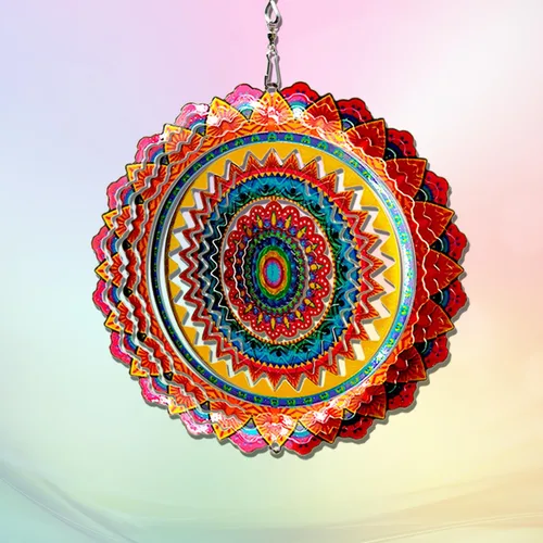 Vista 21 de FONMY - Molinillo de viento de acero inoxidable, regalo para decoración de jardín, interiores y exteriores, manualidades, adornos de 6 pulgadas Mds02