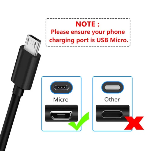 Vista 2 de Toxaoii Cable de carga micro USB compatible con Logitech MX Master 2S, MX Anywhere 2, MK875, MX Ergo, MX Ergo Plus, Performance MX, G502, K800, G915
