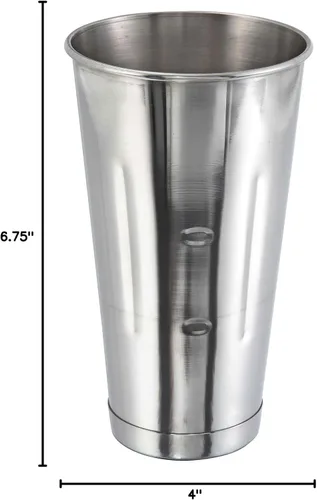 Vista 2 de Winco Acero Inoxidable 30 Oz. Taza de malta