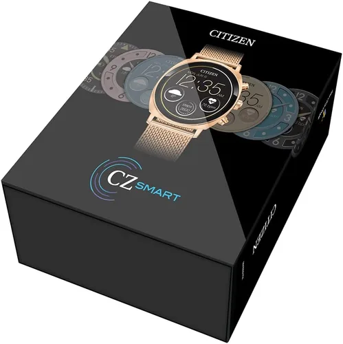Vista 5 de Citizen CZ Smart PQ2 - Reloj inteligente unisex de 1.614 in con aplicación YouQ con IBM Watson® AI y NASA Research, Wear OS por Google, recursos