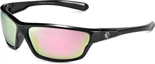 Vista 12 de Nitrogen Gafas de sol deportivas polarizadas envolventes para hombres y mujeres, UV400, para conducir, pescar, correr, gafas de sol