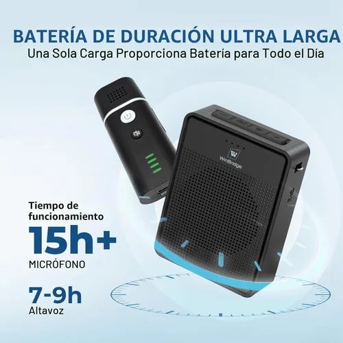 Vista 4 de Amplificador de voz inalámbrico con micrófono Lavalier Bluetooth B006