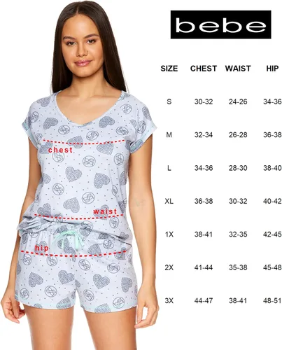 Vista 7 de bebe Conjunto de camisa de manga corta y pantalones cortos de pijama para mujer