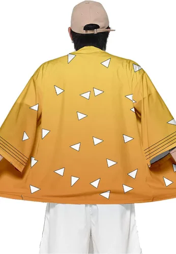 Vista 3 de Cosplay Life Demon Vanquisher Killer Hashira Kimono Disfraz japonés de alta calidad, kimono de Halloween, unisex para adultos