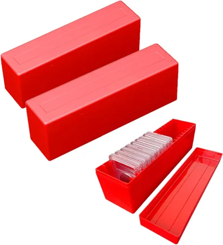 Vista 11 de MUDOR Caja de almacenamiento de losa para monedas PCGS, NGC, soporte para monedas de 20 losas, azul caja de losa de monedas graduada