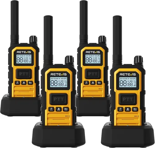 Vista 20 de Retevis RB48PLUS GMRS Walkie Talkies de largo alcance, IP67 impermeable