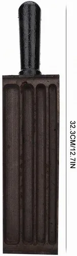 Vista 7 de Lingote - Rectángulo de acero para herrajes de oro y plata, cobre y aluminio y latón
