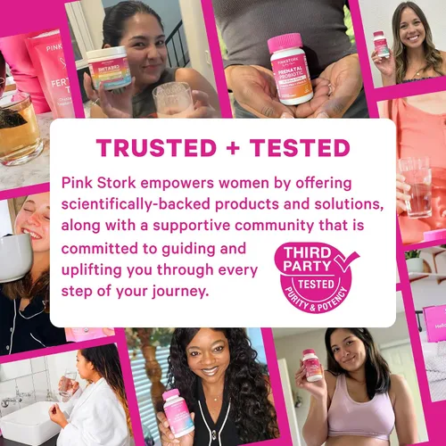 Vista 4 de Pink Stork Mist: Espray con magnesio para aliviar los mareos y náuseas matutinas – Promueve los niveles de energía, la calidad del sueño y más
