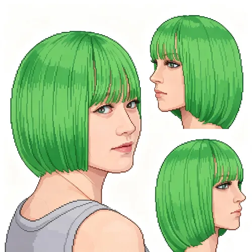 Vista 49 de Pelucas Bob con flequillo, peluca de cabello castaño rojizo de 10 Caoba