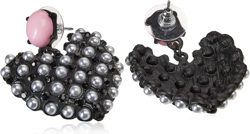 Vista 2 de Betsey Johnson - Pendientes colgantes de corazón