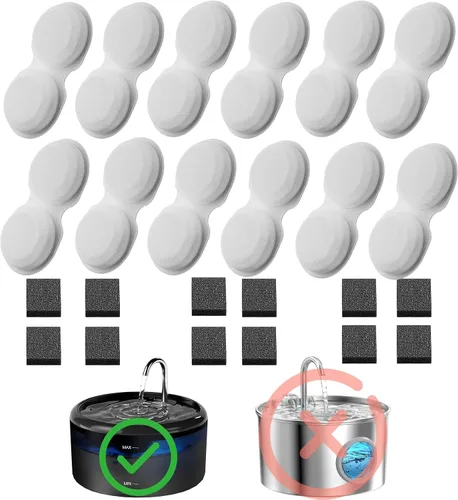 Vista 10 de Fuente de agua para gatos de interior: fuente de agua para mascotas - Fuente automática de agua para gatos - Dispensador de agua tipo grifo