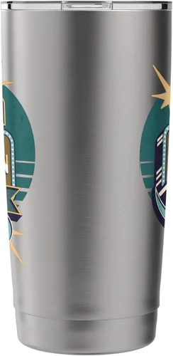 Vista 4 de Tiempo De Un Buen Café Retro Coffee Art - Vaso aislado de acero inoxidable Cepillado inoxidable