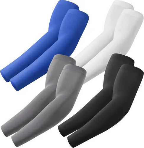 Vista 31 de ROXUN Mangas de brazo, compresión deportiva de protección solar UV refrescante para hombres/mujeres