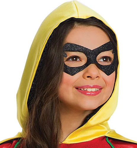 Vista 2 de Rubie's Disfraz de Robin de DC Comics para niñas, pequeño, multicolor