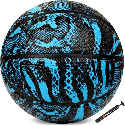 Vista 2 de AND1 Chaos Basketball & Pump (Serie Jungle) - Baloncesto oficial de Streetball tamaño 7 (29.5"), hecho para juegos de baloncesto en interiores