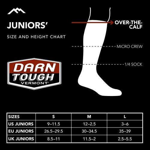 Vista 3 de Darn Tough Magic Mountain OTC Midweight with Cushion WPadded Shin - Youth