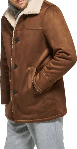Vista 5 de Calvin Klein Chaqueta de piel de oveja sintética para hombre