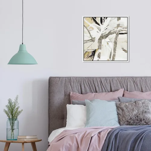 Vista 5 de The Oliver Gal Artist Co. Lienzo abstracto contemporáneo para pared, raíces de árbol, sala de estar, dormitorio y baño, decoración del hogar, 16 x