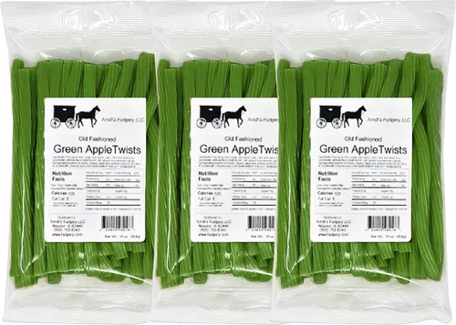 Vista 11 de Arndts Fudgery Amish Giros de regaliz – Tres paquetes de 16 onzas – Negro