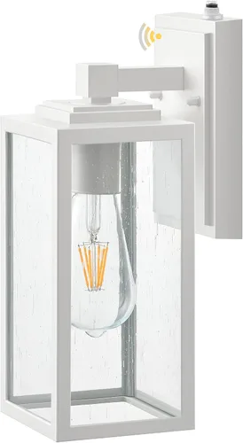 Vista 35 de VIANIS Lámpara de pared dorada para exteriores, sensor de anochecer a amanecer, apliques de montaje en pared exterior linternas luminaria para casa