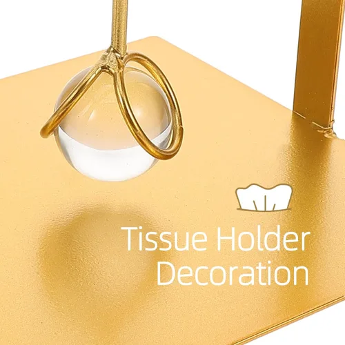 Vista 9 de Metal Napkin Holder for Tabletop Rustic Dinner Napkin Stand Square Design for Kitchen and Dining Room Decor