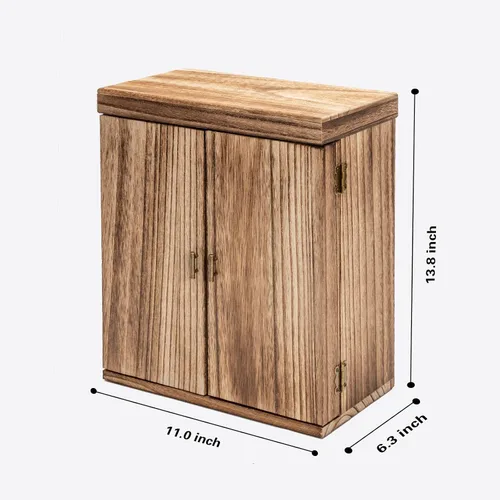 Vista 7 de Caja organizadora de aretes cajas de joyería grandes para mujer gran almacenamiento de joyería exhibidor para collar aretes anillos pulsera caja
