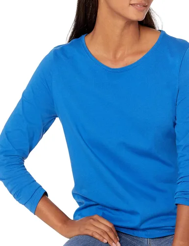 Vista 3 de Tienda Essentials - Camiseta de manga larga con cuello redondo para mujer