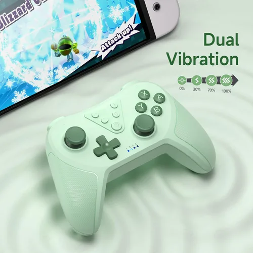 Vista 5 de Wireless Pro Controller for SwitchSwitch LiteSwitch OLED, EasySMX T37 Wireless Switch Controller with 6-Axis Gyro, Motion Support, Adjustable Dual