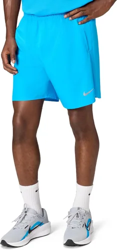 Vista 10 de Nike Men's Challenger Dri-Fit 7" Brief-Lined Running Shorts Carmesí claro/Carmesí claro/Plata reflectante