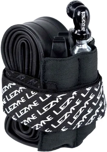 Vista 2 de LEZYNE Send-It Caddy Correa solamente Bike Frame Organizer Strap for Tube CO2 Multi Tool Tire Levers, Compact Cycling Storage Mount for Seatpost