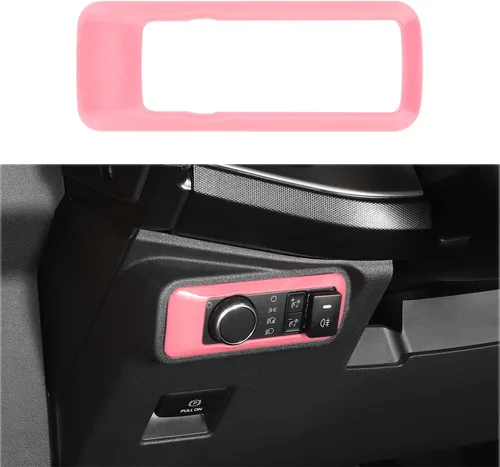 Vista 11 de RAZPOY Cubierta de botón del interruptor de faros para accesorios Ford Bronco 2021-2025 Azul