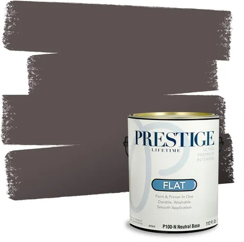 Vista 87 de PRESTIGE Paints - Pintura interior e imprimación en uno, 1 galón, cáscara de huevo, pimienta envejecida