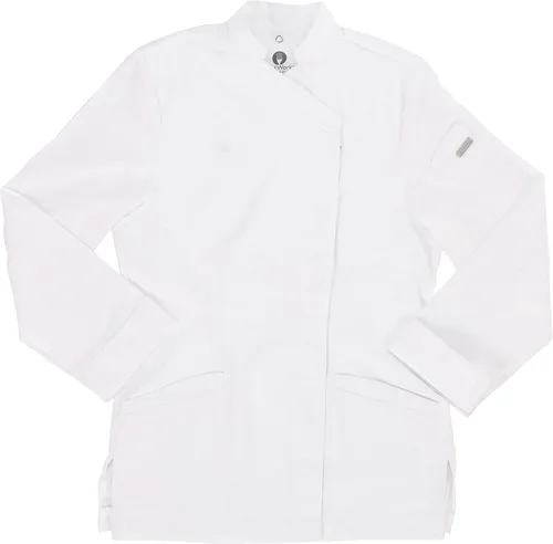 Vista 9 de Chef Works Marrakesh V-Series - Abrigo de chef para mujer